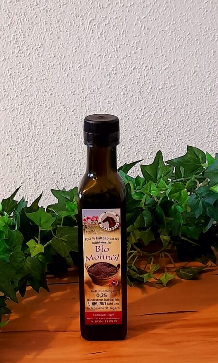 Bio-Mohnöl 0,25 lt